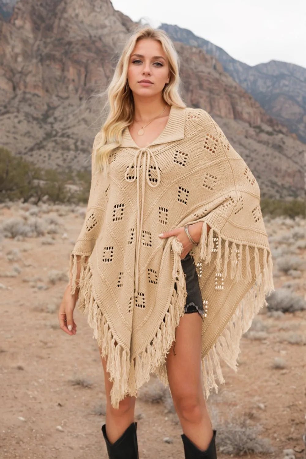 Tassel Hem Cover Up - The Nicole - Tayan Dress Co.