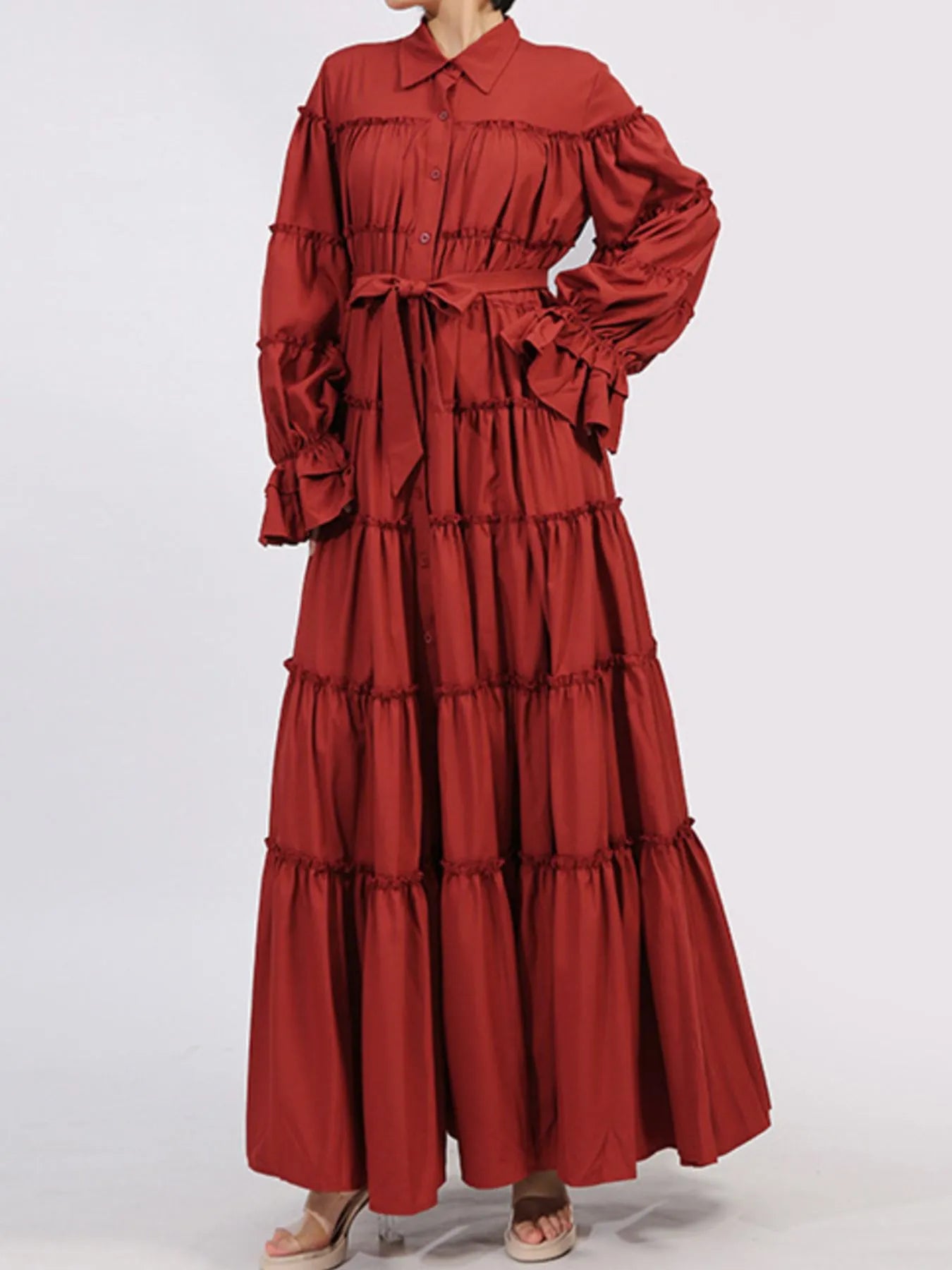 Tie Waist Maxi Dress - The Nicole - Tayan Dress Co.