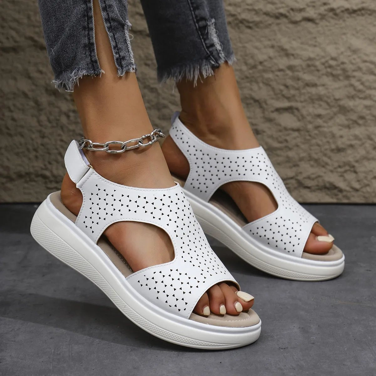 Platform Sandals - The Nicole - Tayan Dress Co.