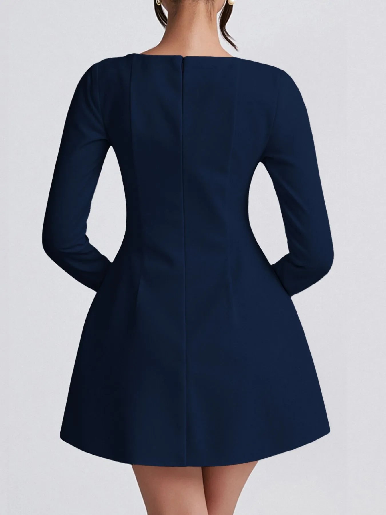 Long Sleeve Mini Dress - The Nicole - Tayan Dress Co.
