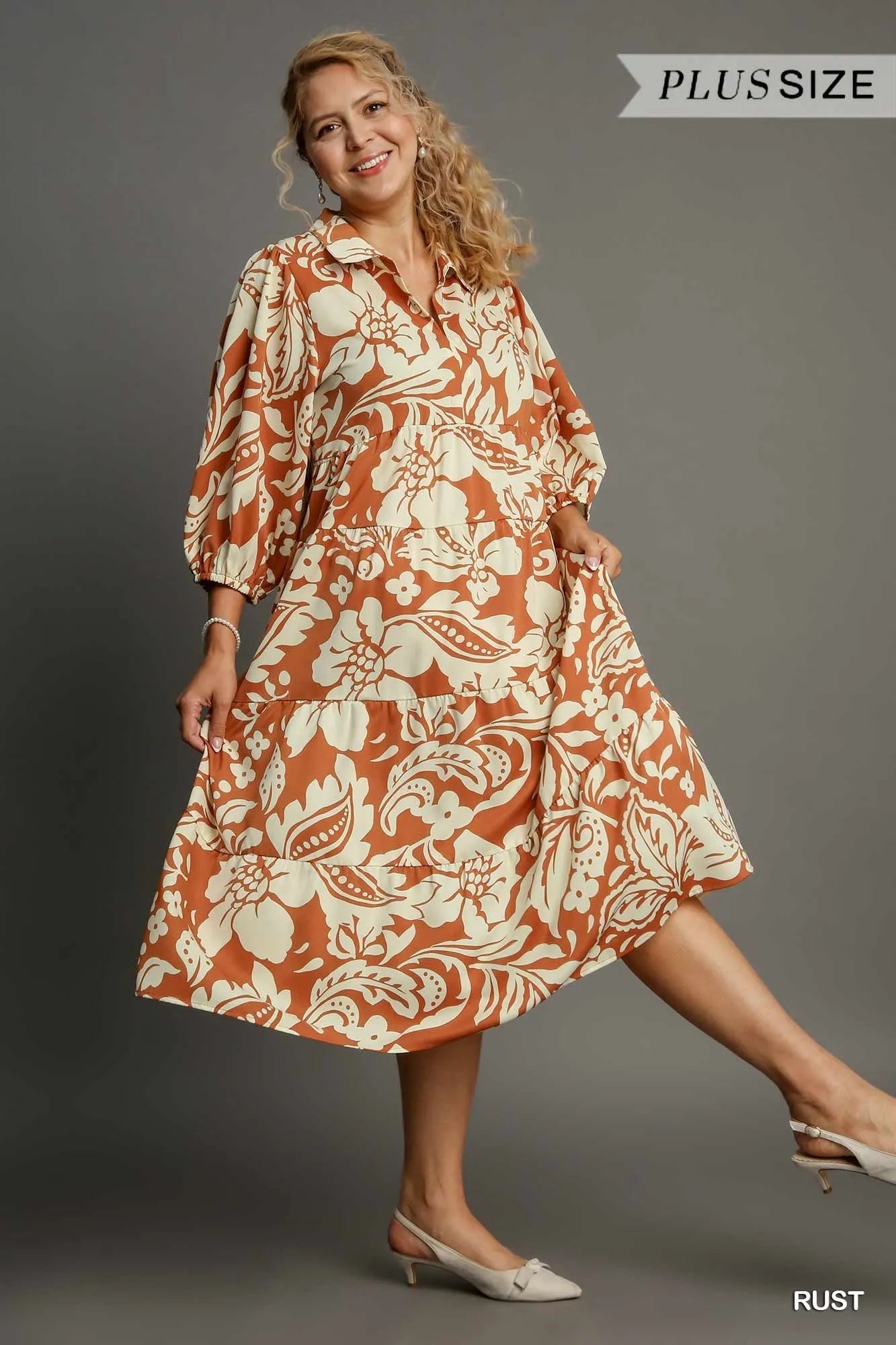 Midi Shirt Dress - The Nicole - Tayan Dress Co.