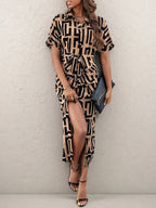 Belted Midi Dress - The Nicole - Tayan Dress Co.