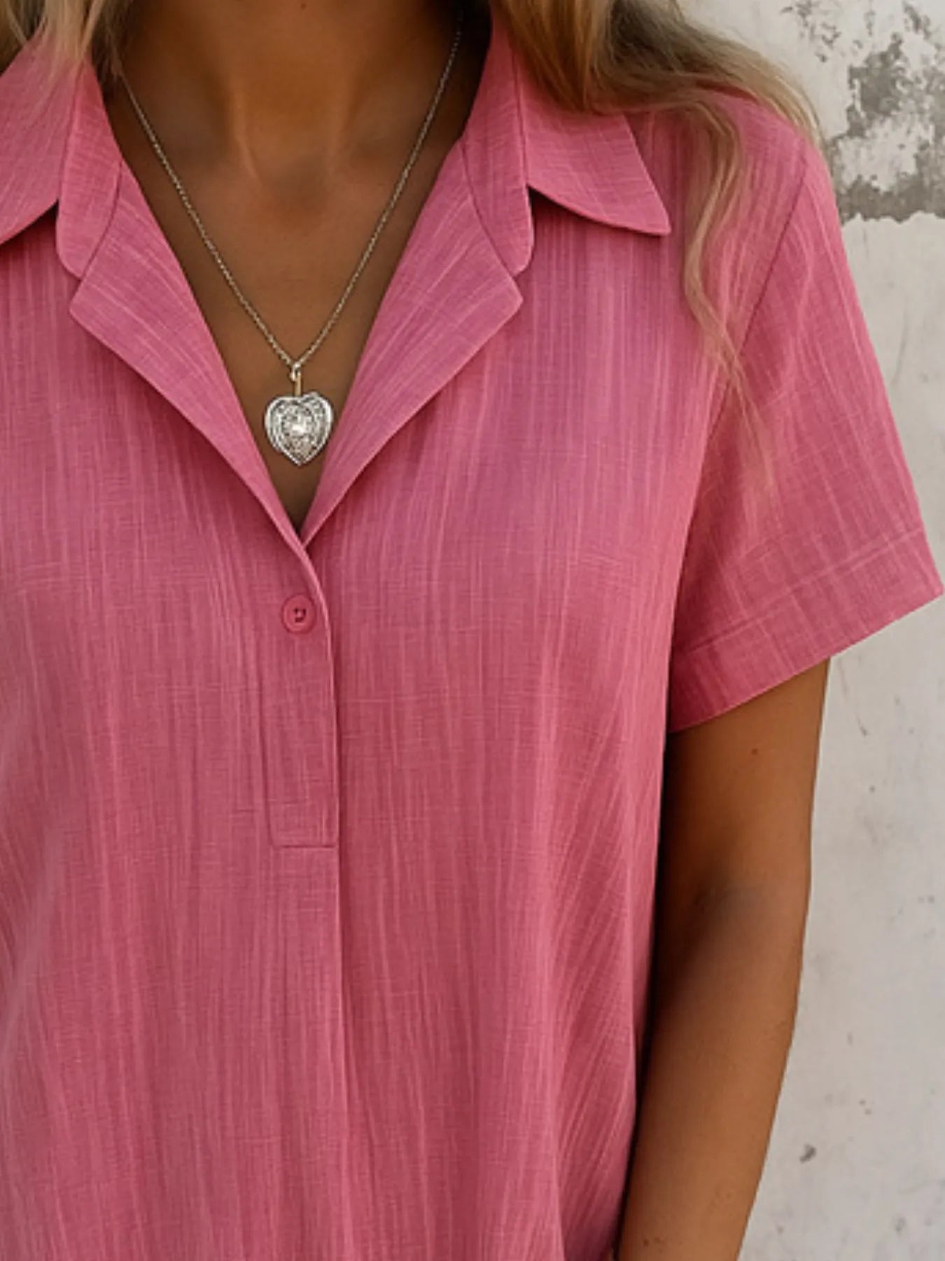 Short Sleeve Shirt Dress with Collar - The Nicole - Tayan Dress Co.