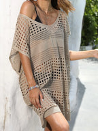 Crochet Knit Cover Up Dress - The Nicole - Tayan Dress Co.