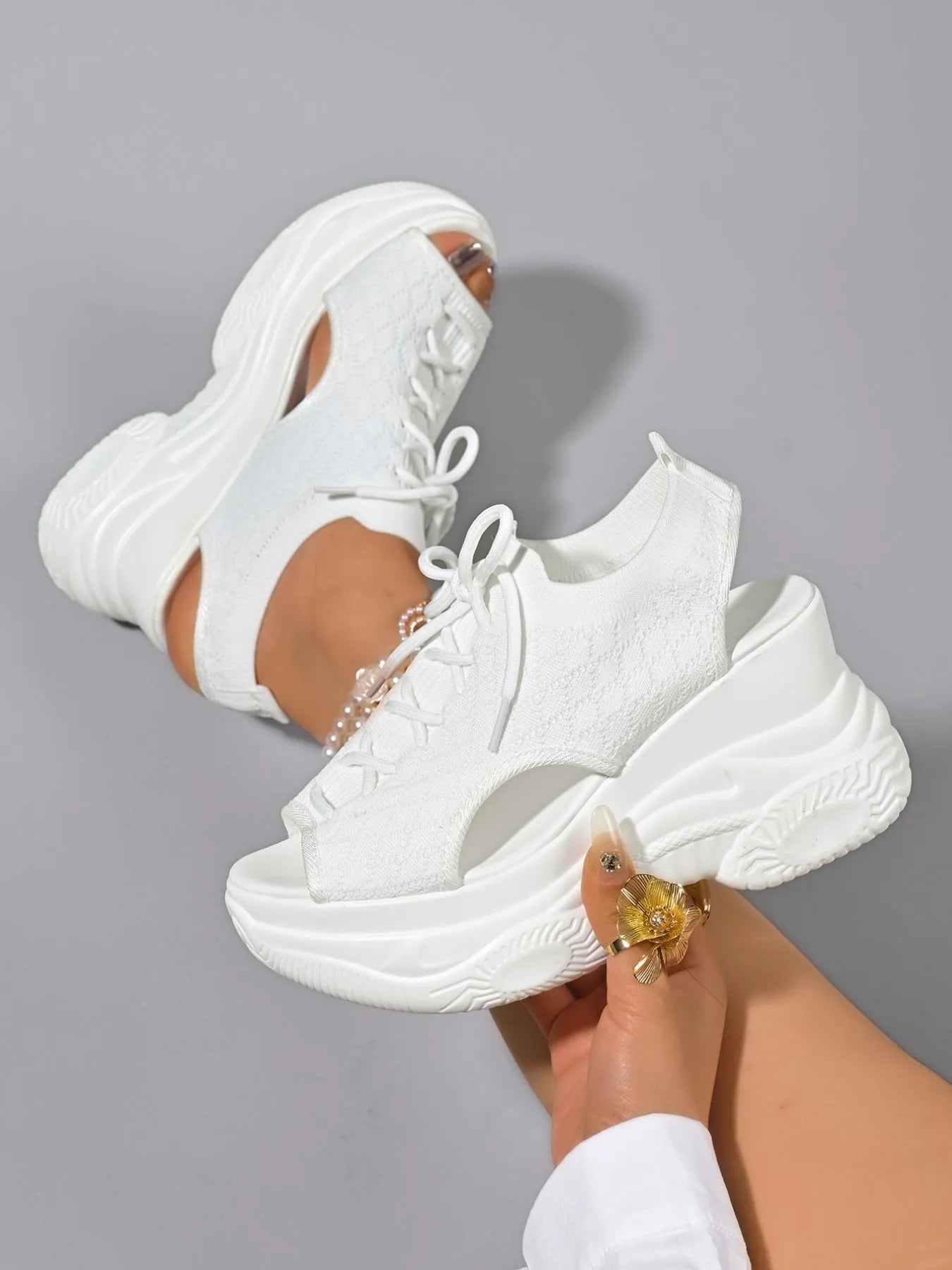 Platform Wedge Sandals - The Nicole - Tayan Dress Co.