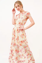 The Fish - Net Floral Printed Midi Dress - TNT Dress Co.