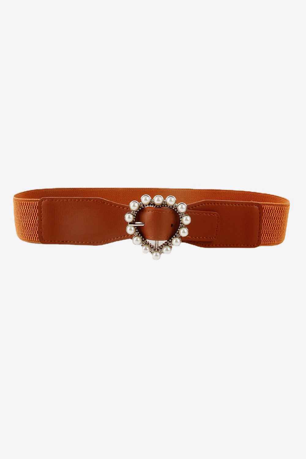 Pearl Heart Buckle Belt