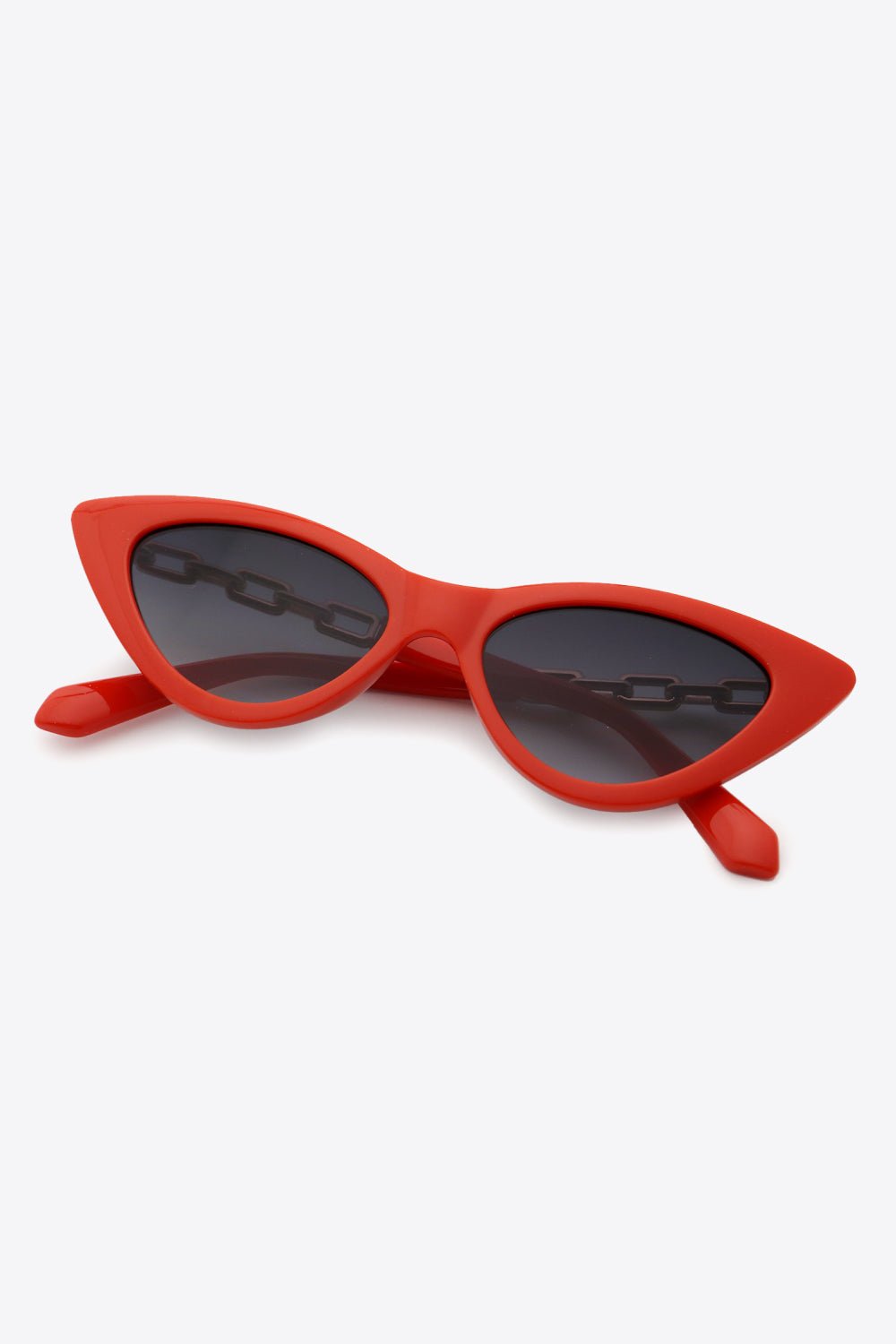 Chain Accent Cat - Eye Sunglasses - TNT Dress Co.