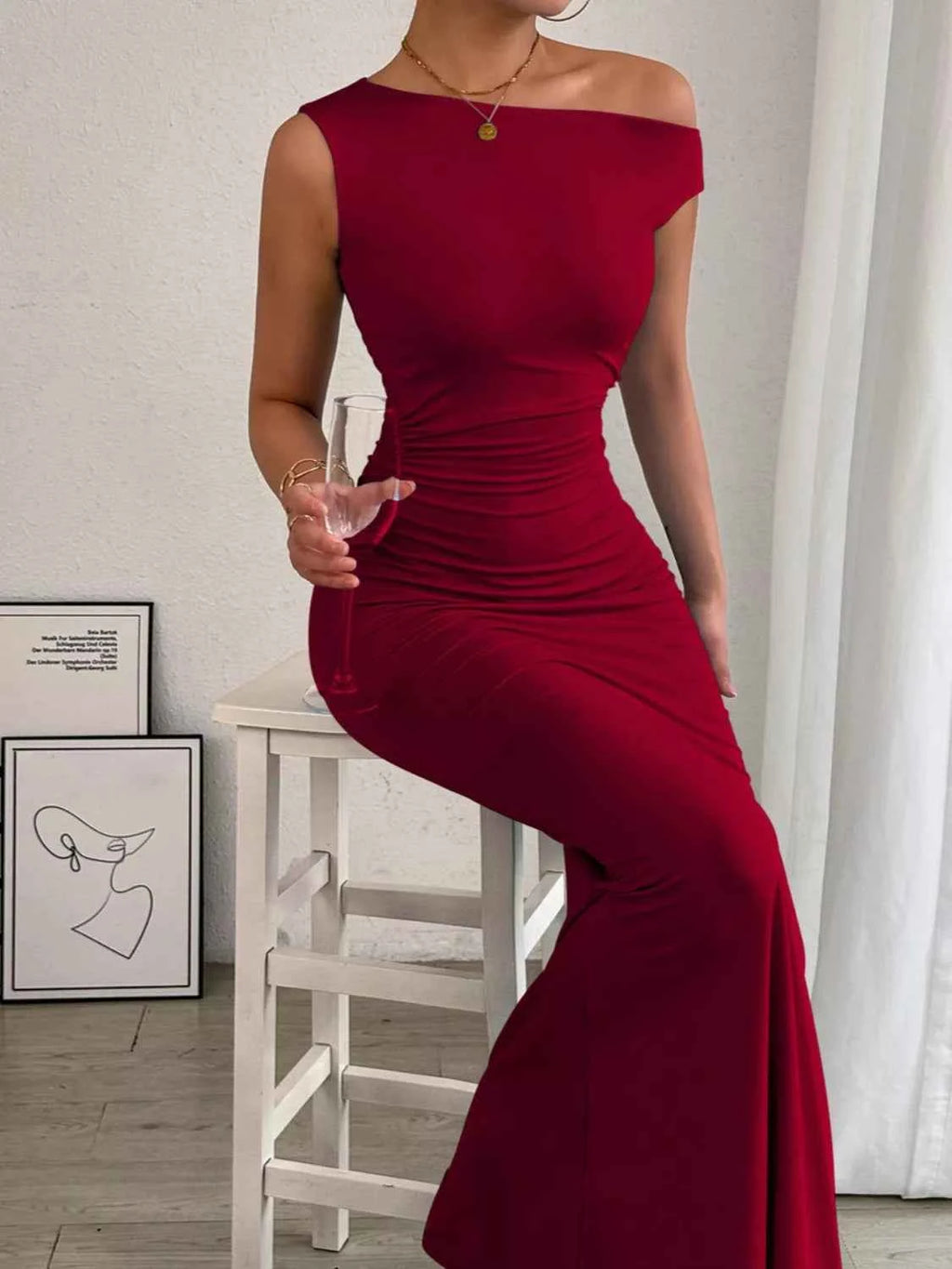 One-Shoulder Dress