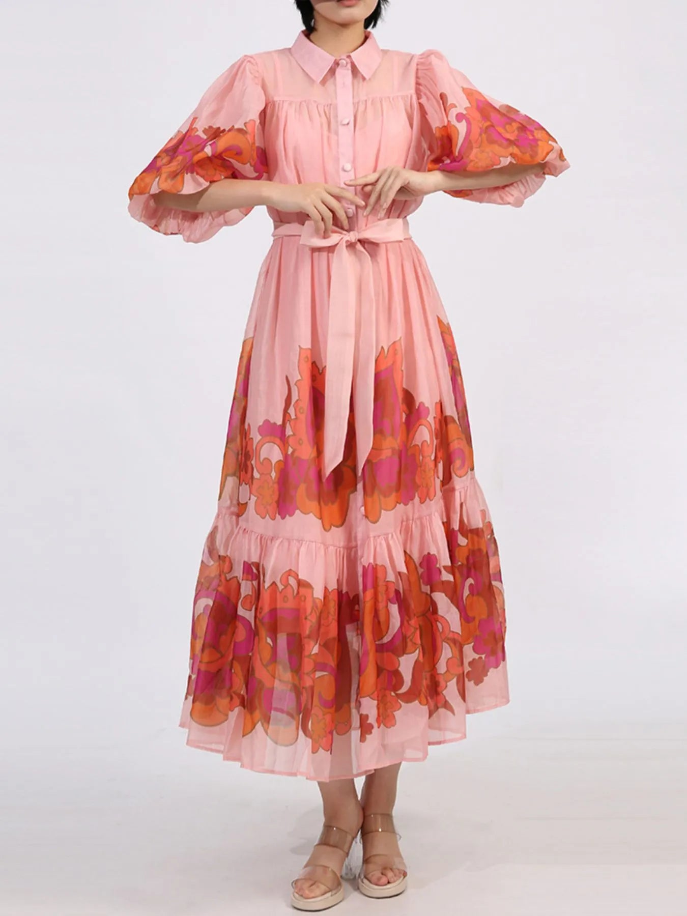 Mid Sleeve Dress - The Nicole - Tayan Dress Co.