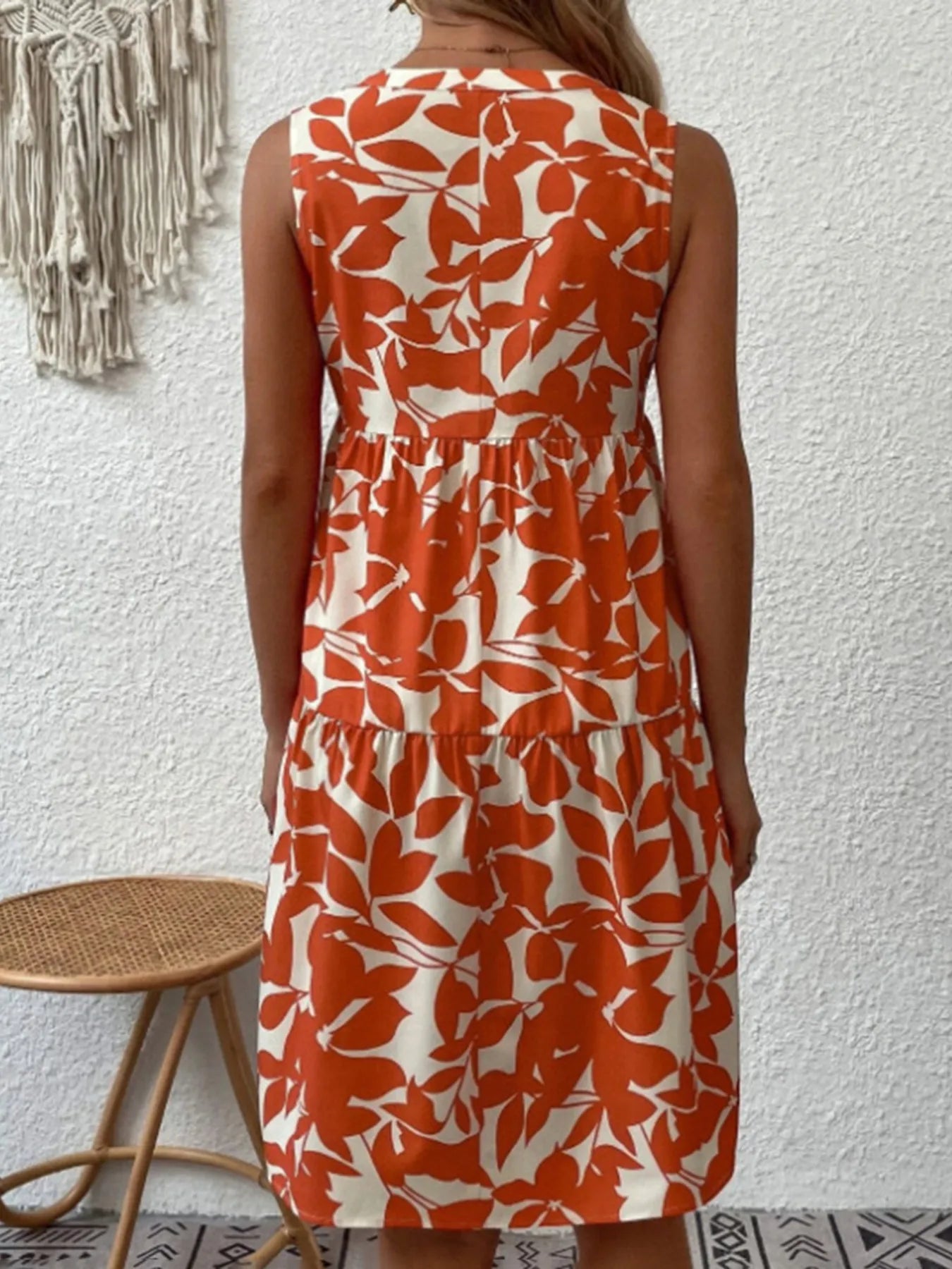 V - Neck Sleeveless Dress - The Nicole - Tayan Dress Co.
