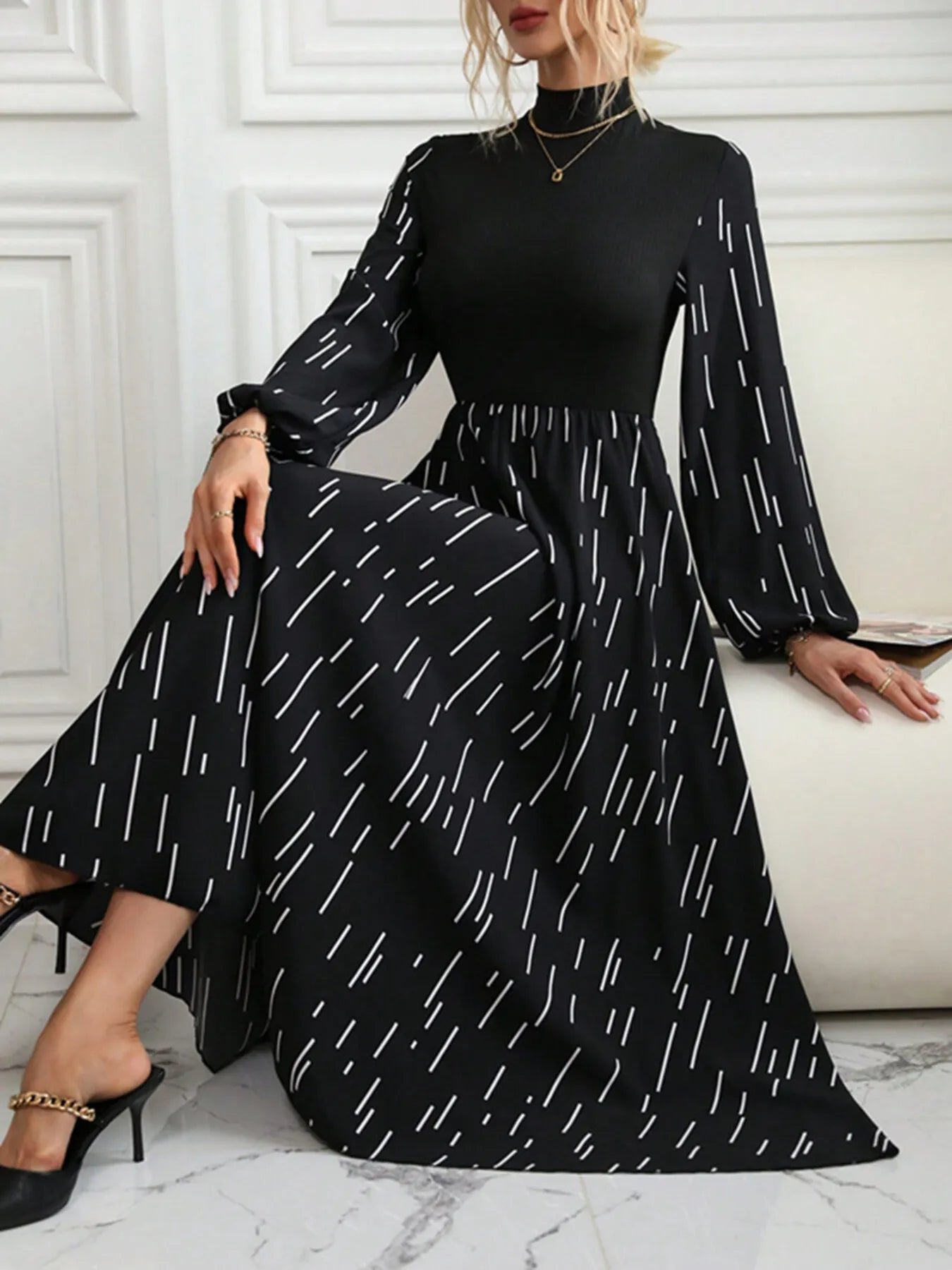 Long Sleeve Dress - The Nicole - Tayan Dress Co.