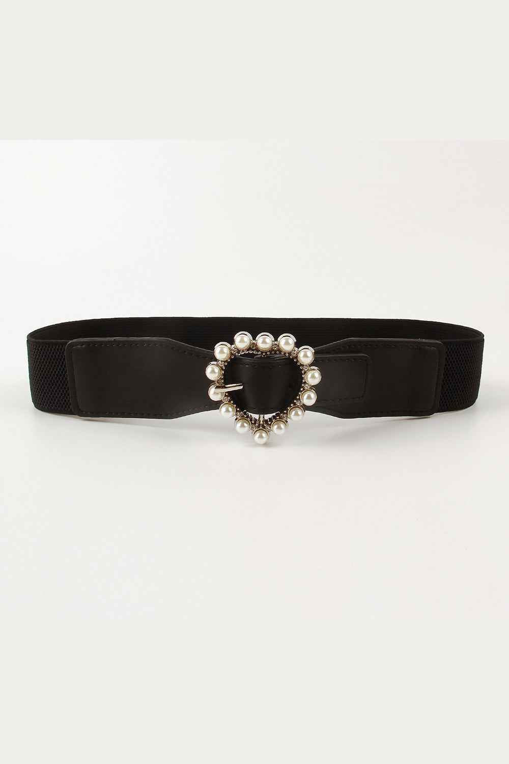 Pearl Heart Buckle Belt