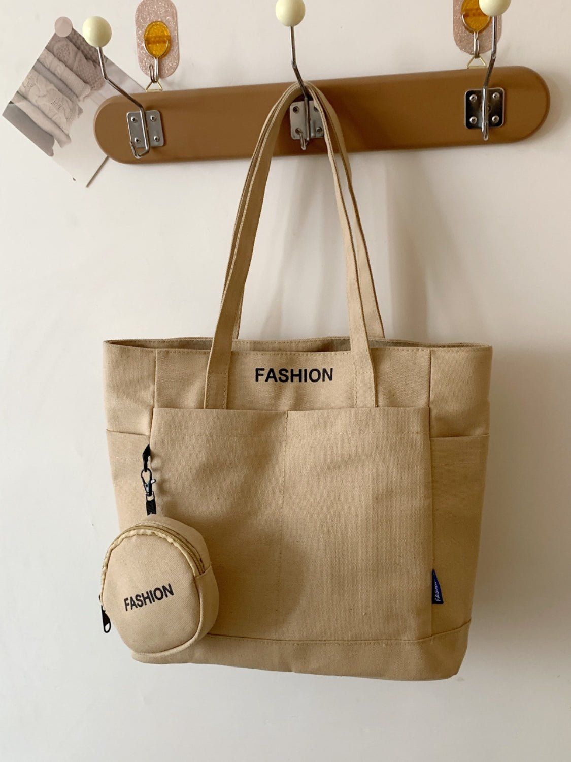 Canvas Tote Bag with Pouch - TNT Dress Co.