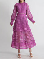 Long Sleeve Midi Dress - The Nicole - Tayan Dress Co.