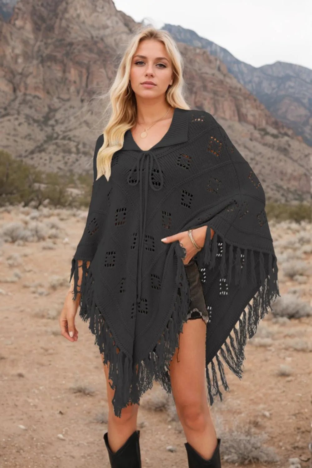 Tassel Hem Cover Up - The Nicole - Tayan Dress Co.