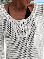 Long Sleeve Knit Cover Up - The Nicole - Tayan Dress Co.