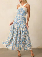 Sleeveless Midi Dress - The Nicole - Tayan Dress Co.