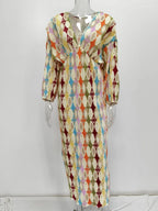 Deep V - Neck Dress - The Nicole - Tayan Dress Co.