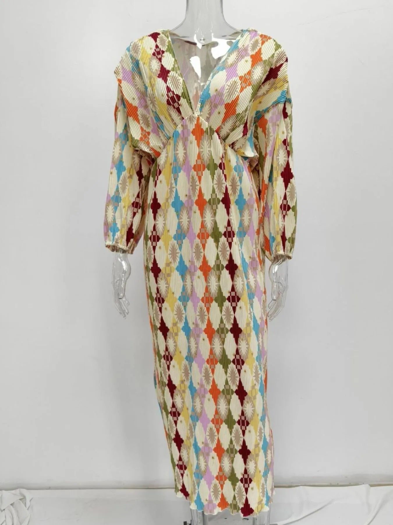 Deep V - Neck Dress - The Nicole - Tayan Dress Co.