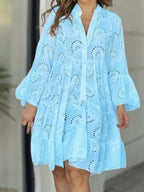 Ruffled Hem Dress - The Nicole - Tayan Dress Co.