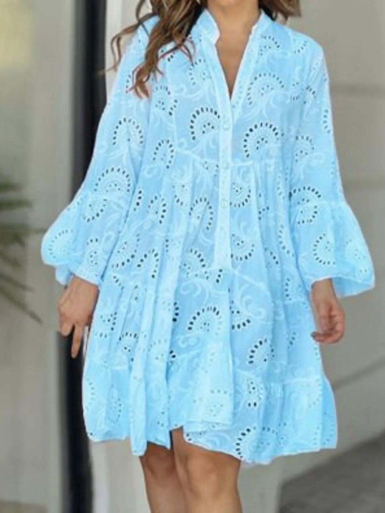 Ruffled Hem Dress - The Nicole - Tayan Dress Co.