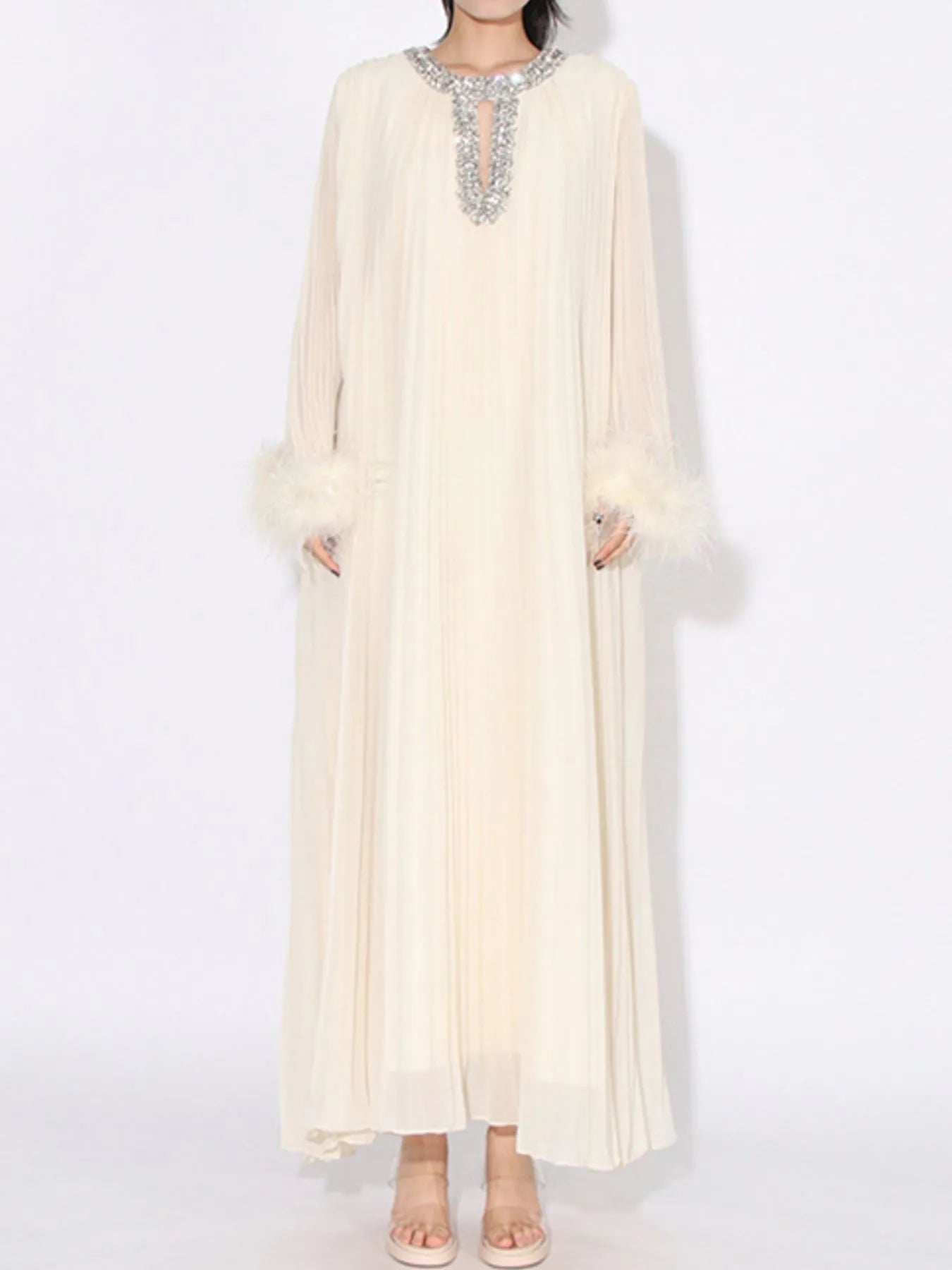 Long Sleeve Maxi Dress - The Nicole - Tayan Dress Co.
