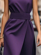 Sleeveless Midi Dress - The Nicole - Tayan Dress Co.