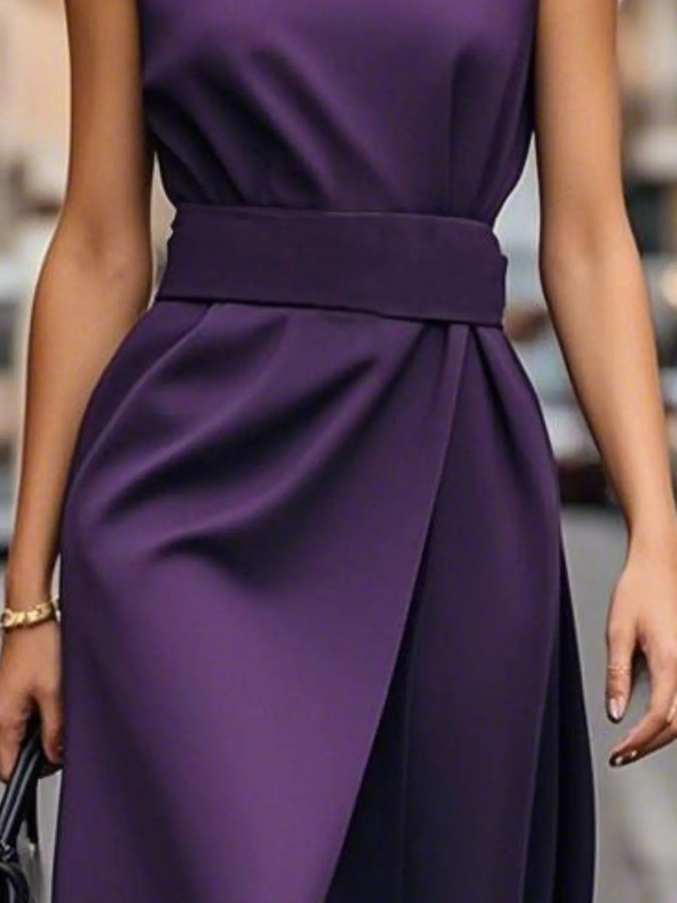 Sleeveless Midi Dress - The Nicole - Tayan Dress Co.