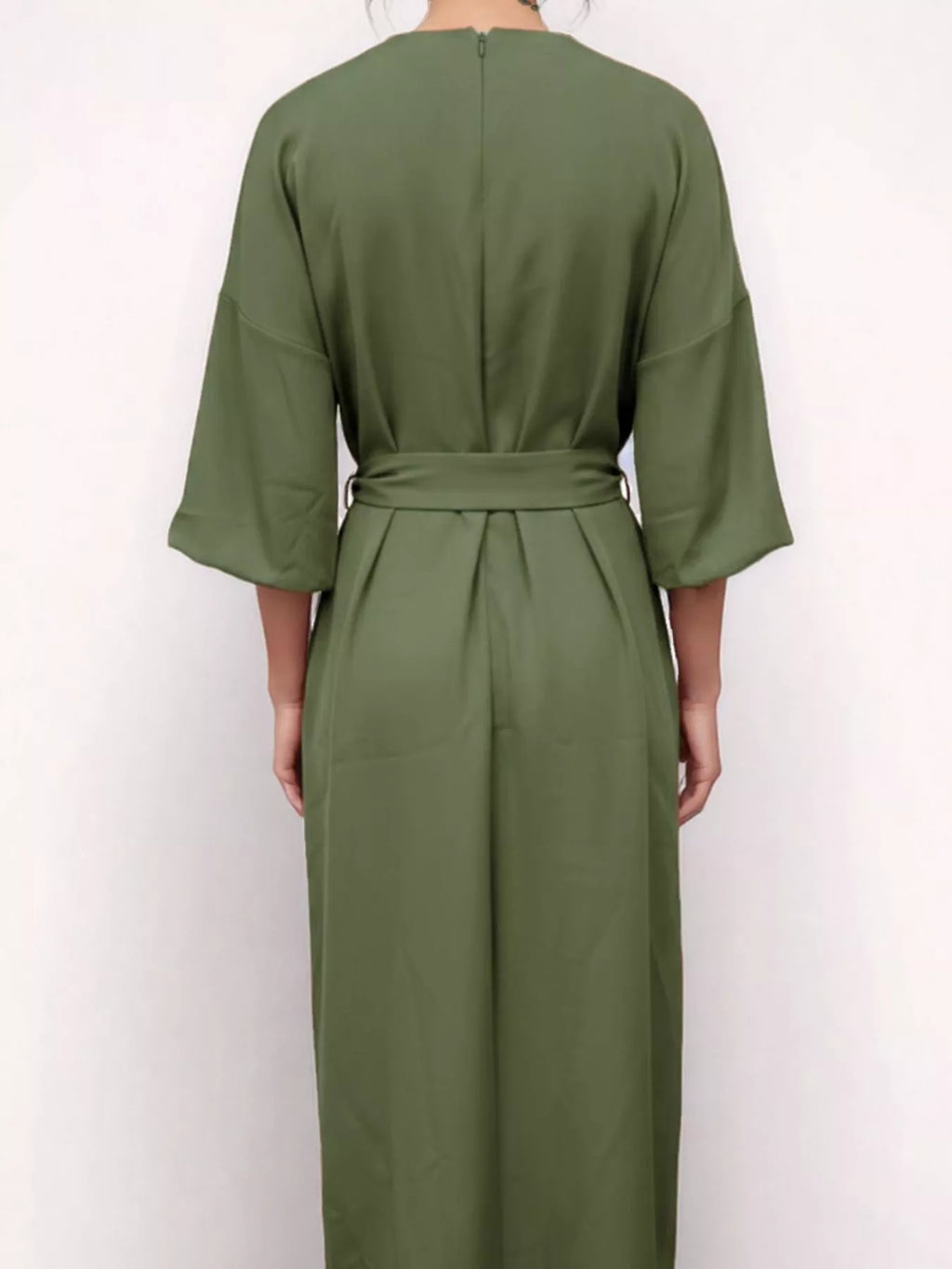 Round Neck Sleeve Dress - The Nicole - Tayan Dress Co.