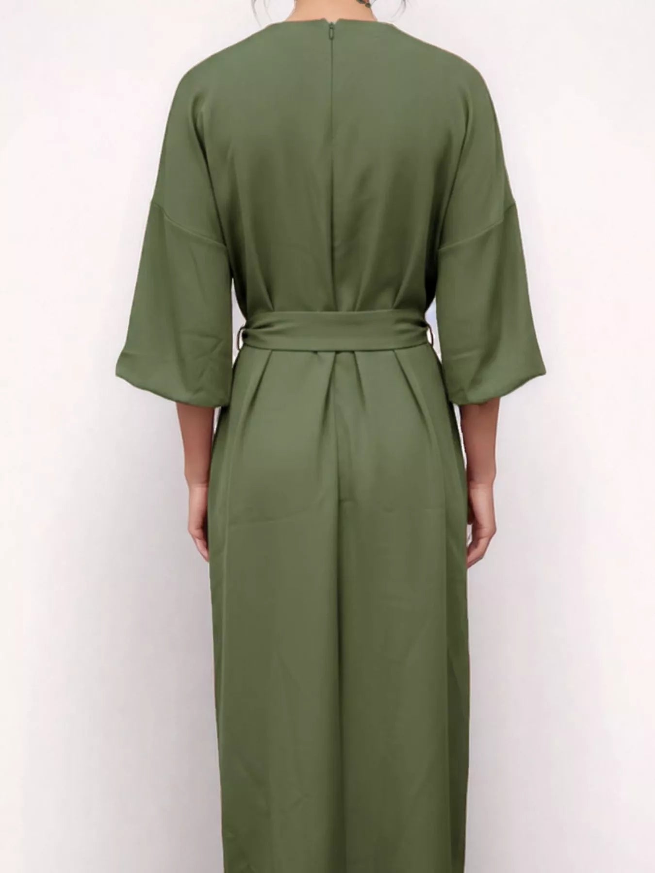Round Neck Sleeve Dress - The Nicole - Tayan Dress Co.