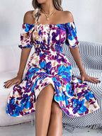 Short Sleeve Midi Dress - The Nicole - Tayan Dress Co.