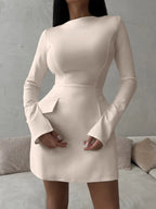 Long Sleeve Dress with Pockets - The Nicole - Tayan Dress Co.