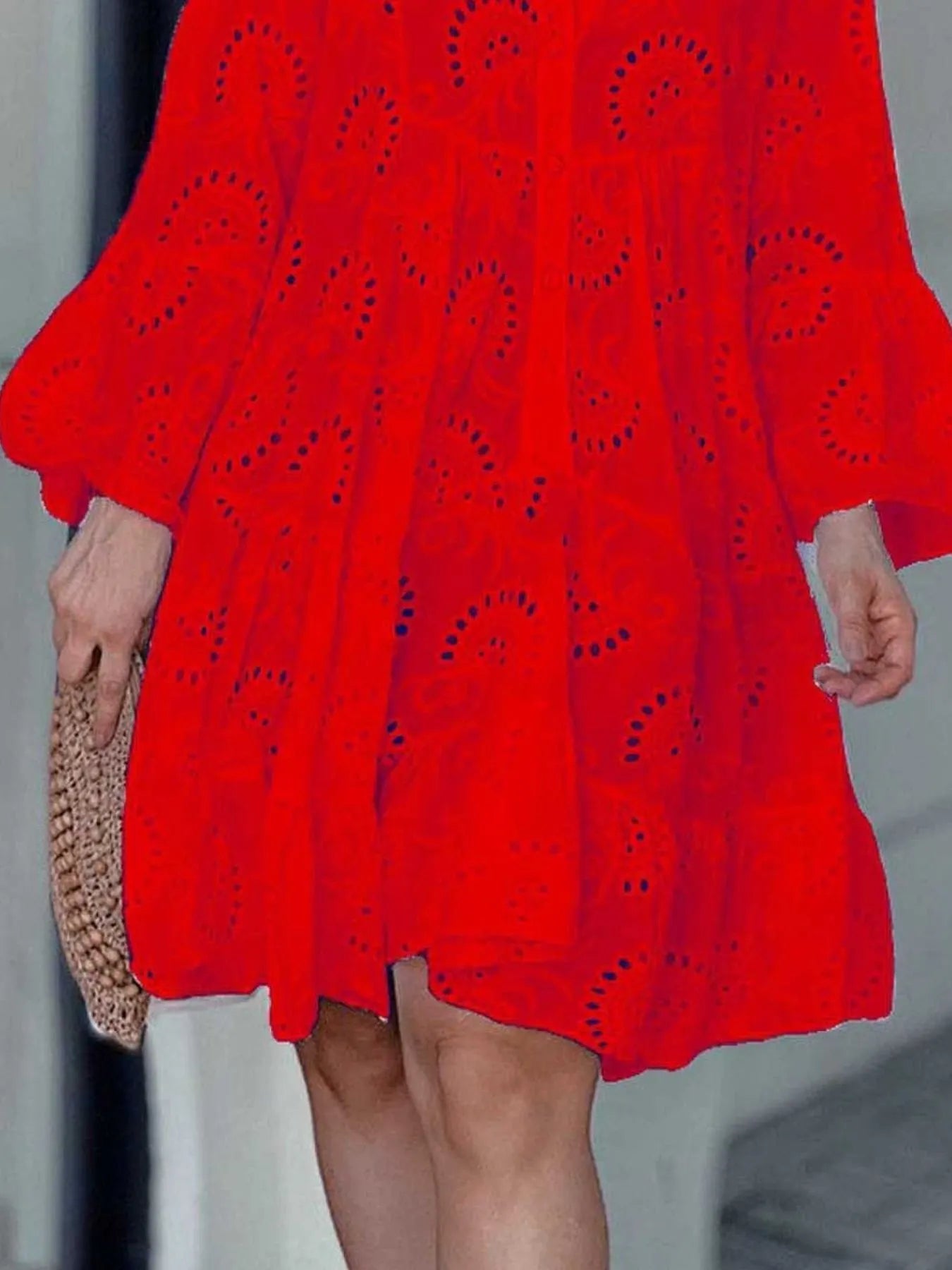 Ruffled Hem Dress - The Nicole - Tayan Dress Co.