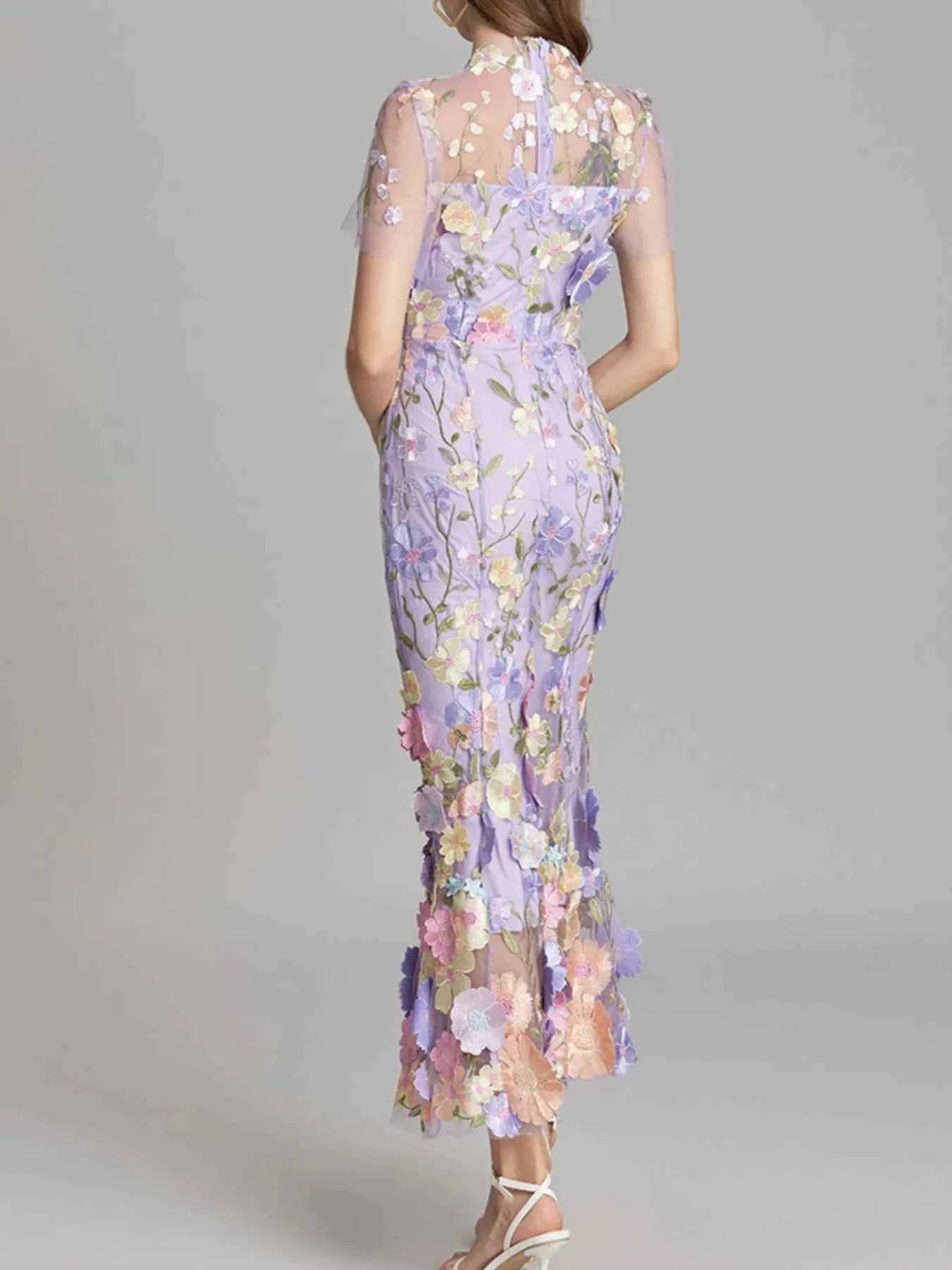 Floral Embroidered Dress