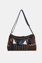 Adjustable Strap Shoulder Bag with Tassel Detail - TNT Dress Co.