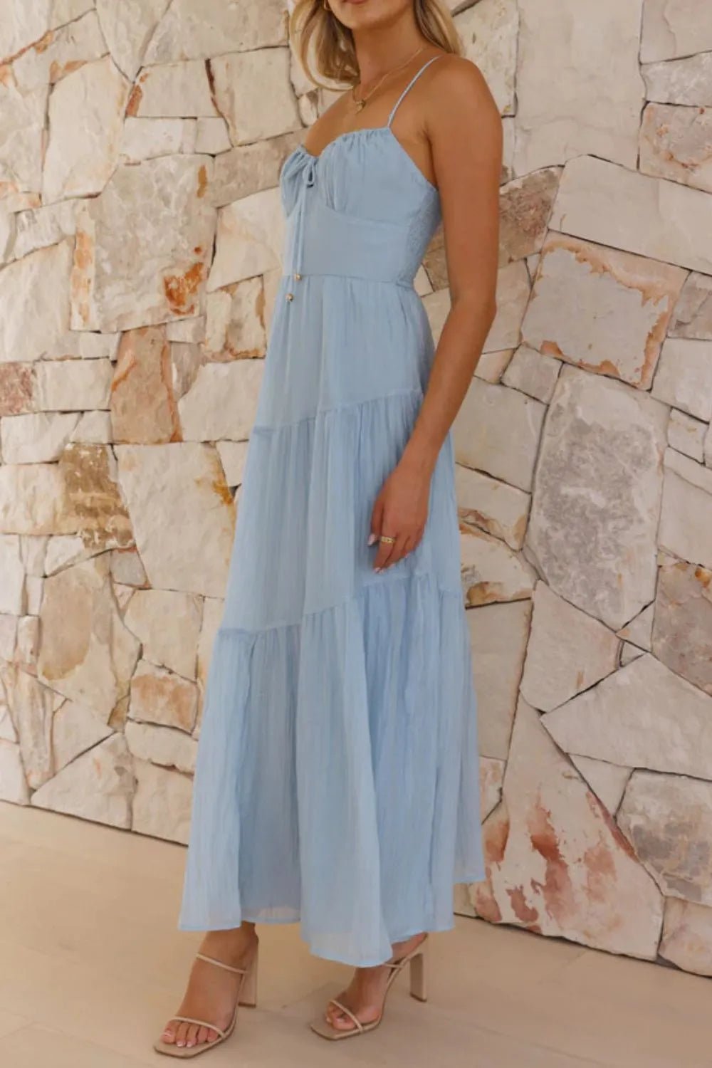 Smocked Back Midi Cami Dress - TNT Dress Co.
