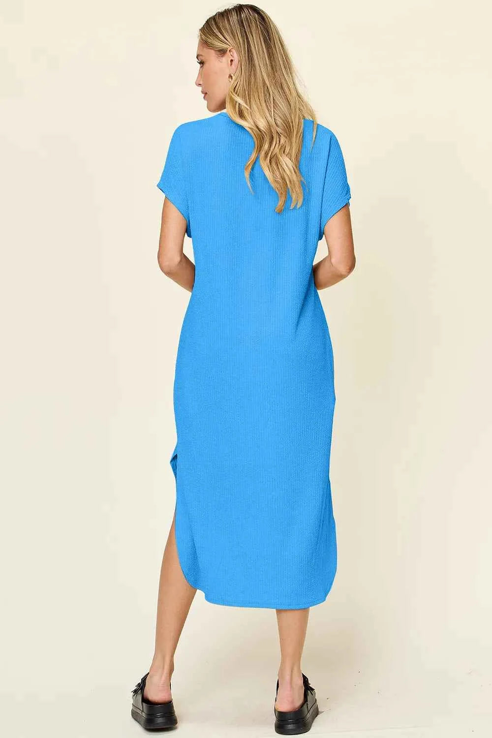 Round Neck Short Sleeve Dress