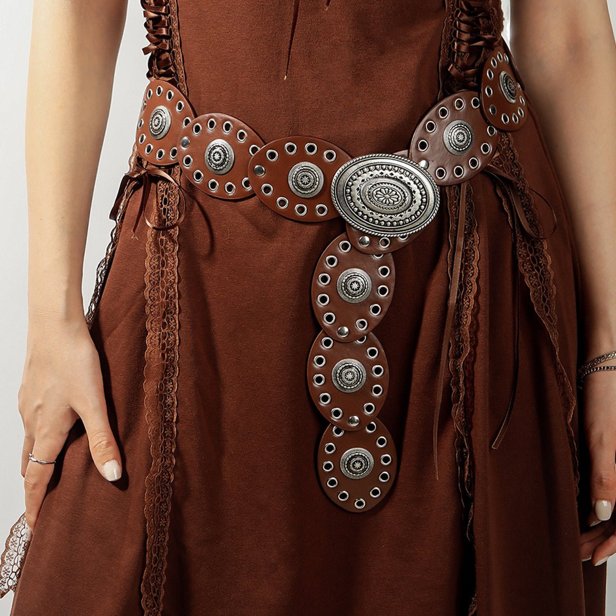 Oval Buckle PU Leather Belt - TNT Dress Co.