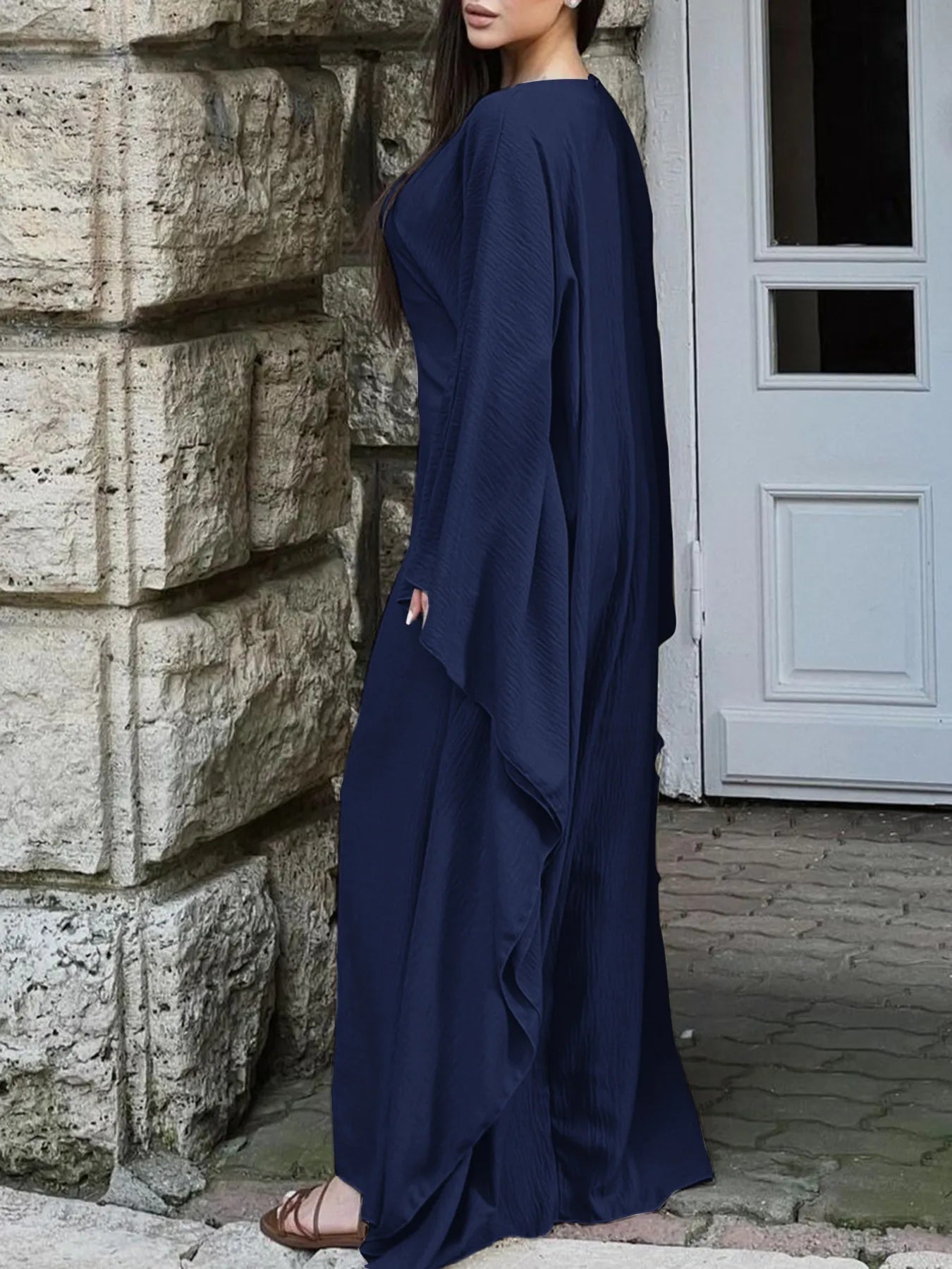 Maxi Dress with Sleeves - The Nicole - Tayan Dress Co.
