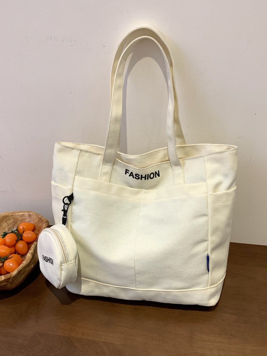 Canvas Tote Bag with Pouch - TNT Dress Co.