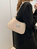 Bow - Detail PU Leather Knotted Strap Handbag - TNT Dress Co.