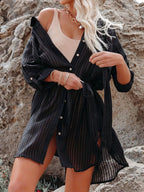 Button Up Roll - Tab Sleeve Cover - Up - TNT Dress Co.