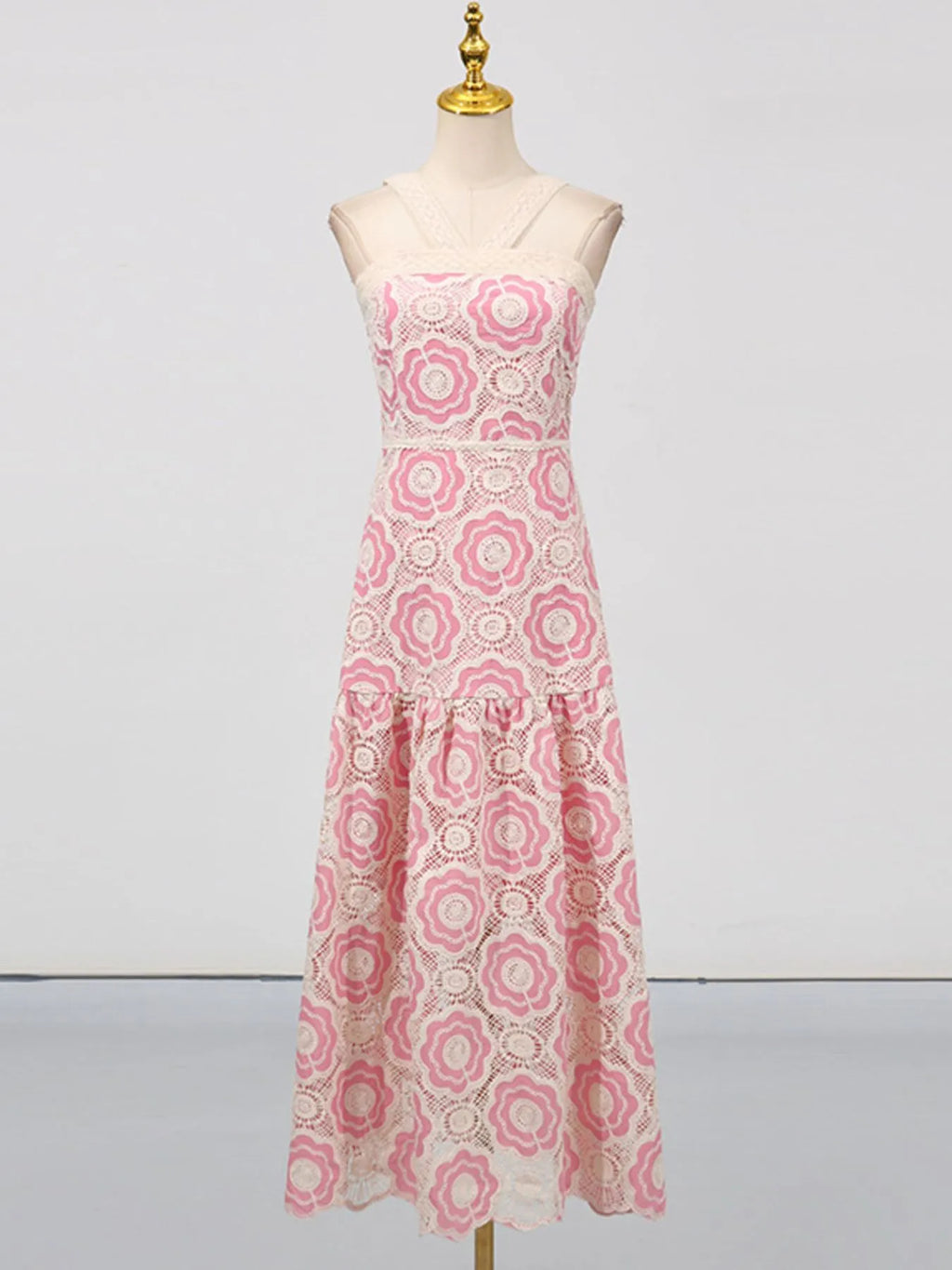 Sleeveless Midi Dress - The Nicole - Tayan Dress Co.