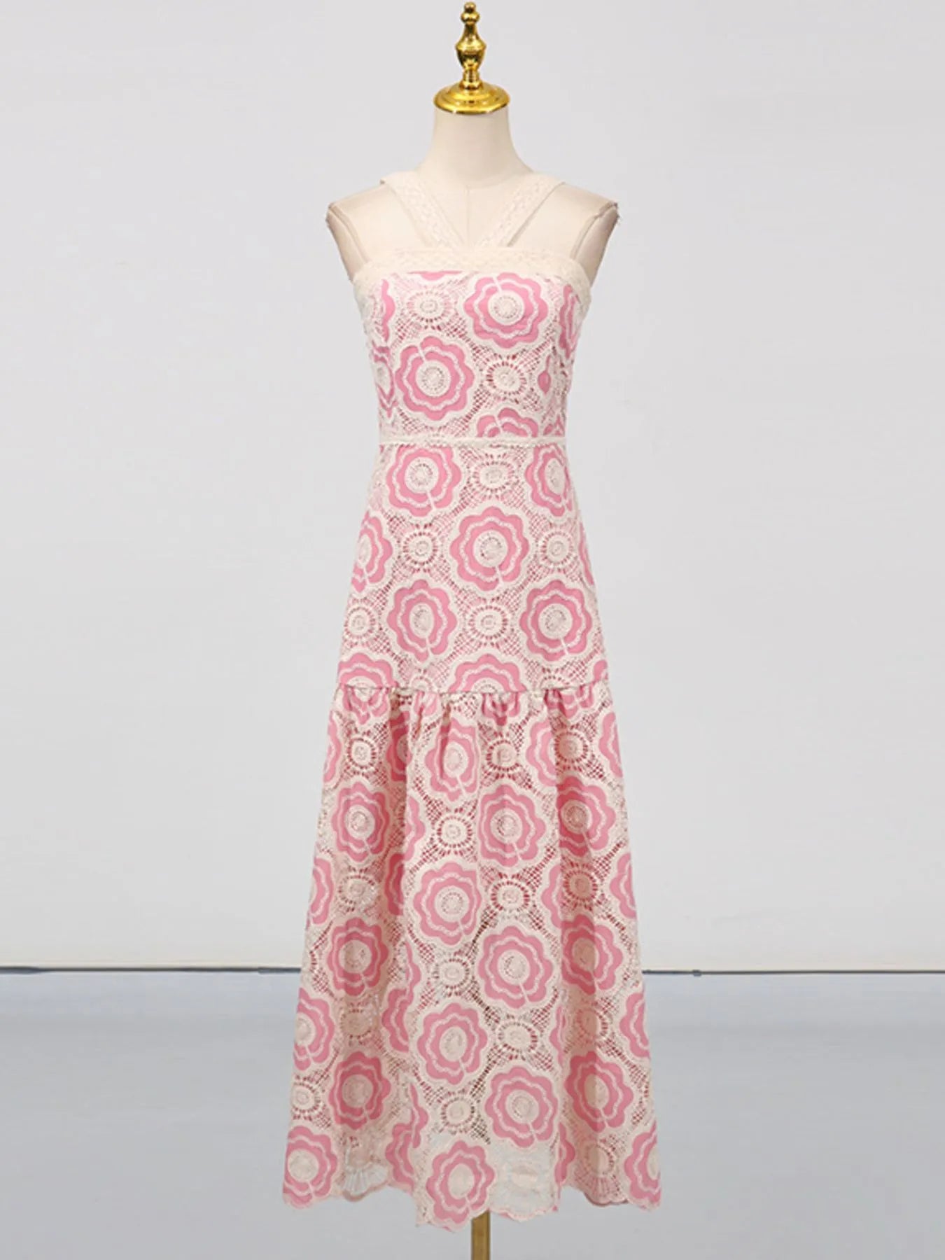 Sleeveless Midi Dress - The Nicole - Tayan Dress Co.