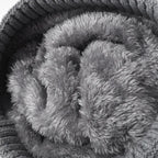 Cable Knit Solid Color Hat with Pompom - The Nicole - Tayan Dress Co.