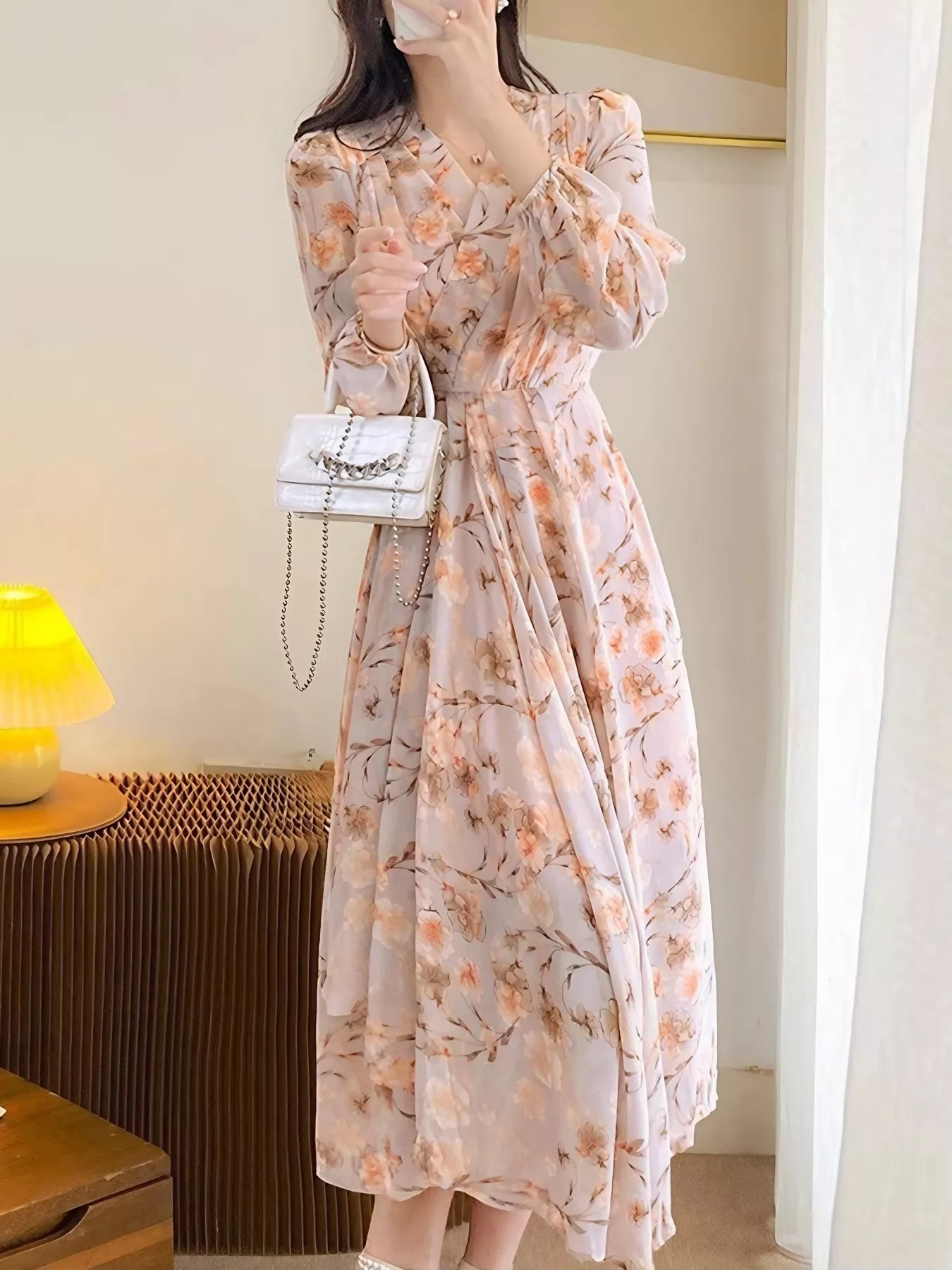 Long Sleeve Midi Dress - The Nicole - Tayan Dress Co.