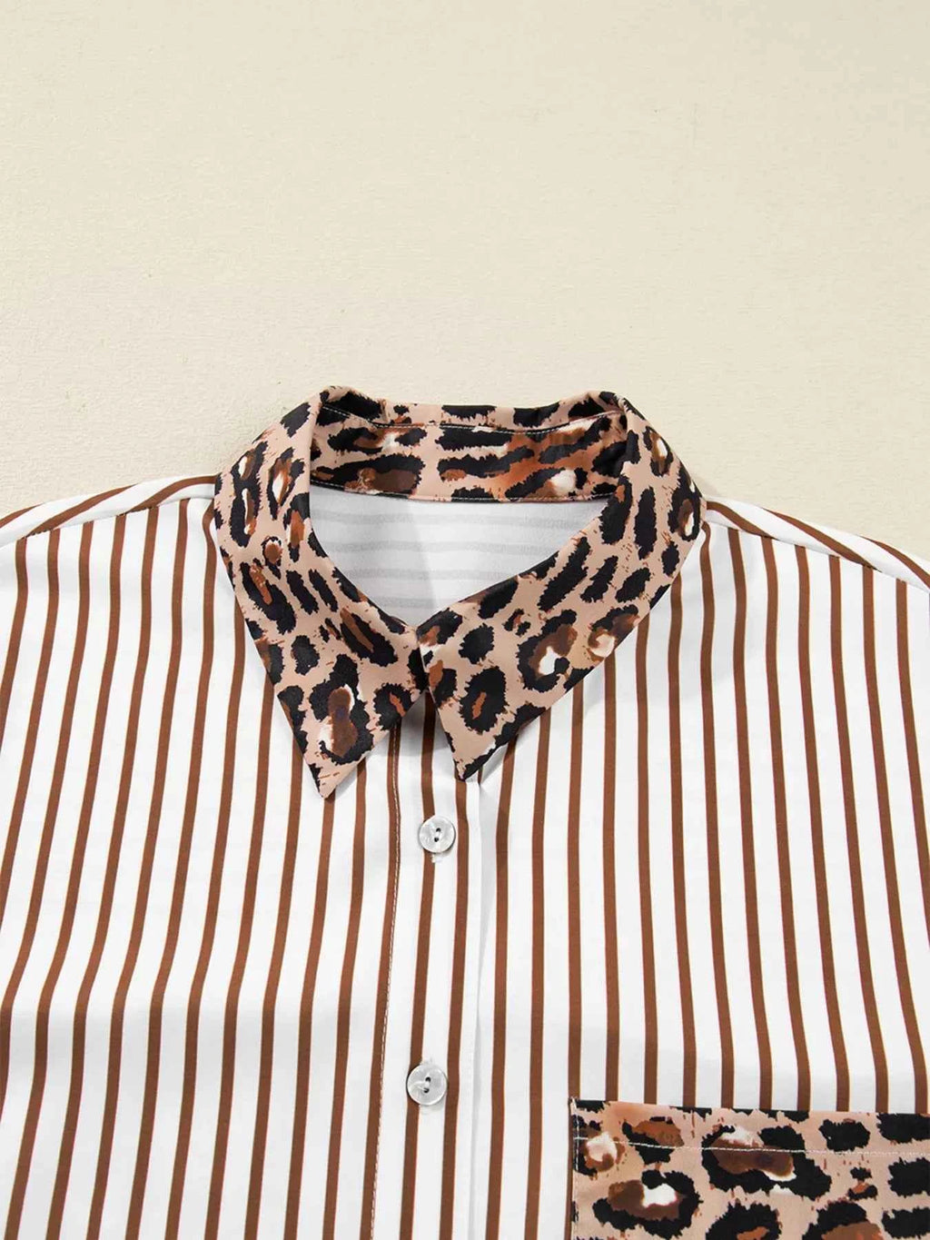 Leopard Button Up Shirt Dress