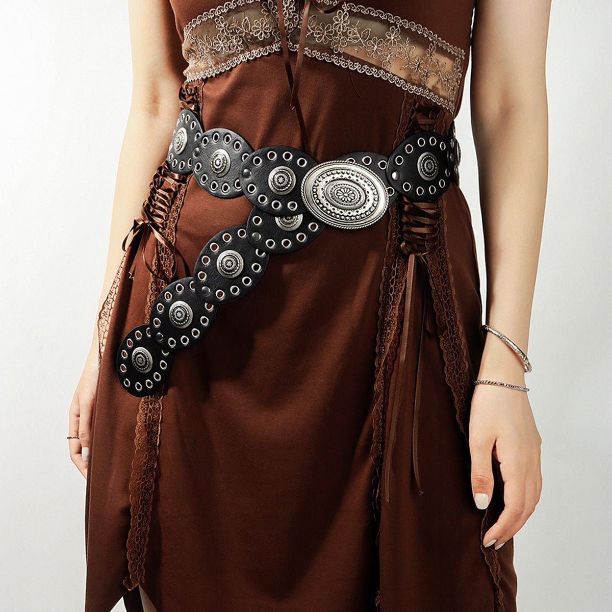 Oval Buckle PU Leather Belt - TNT Dress Co.