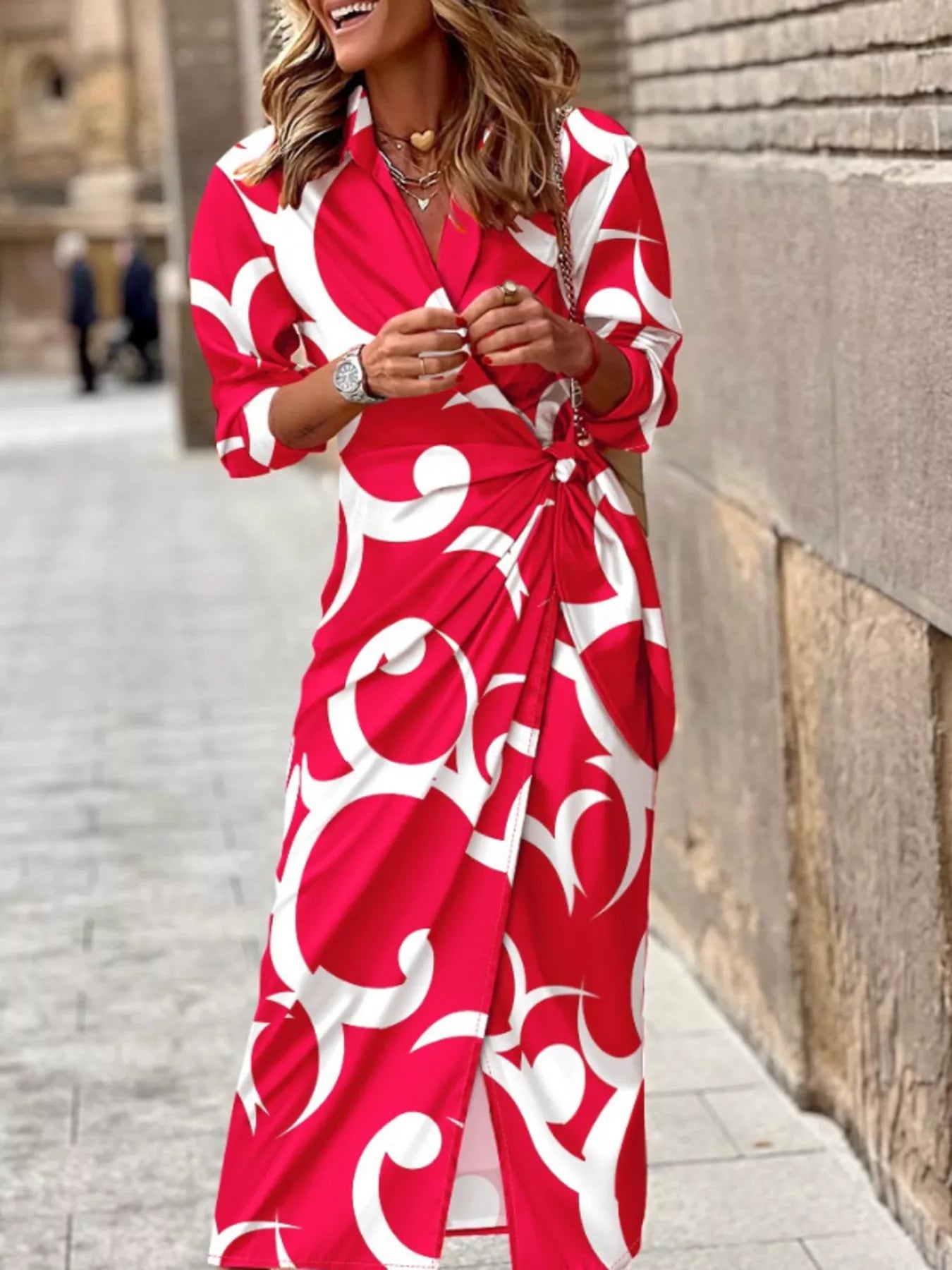 Collared Neck Shirt Dress - The Nicole - Tayan Dress Co.